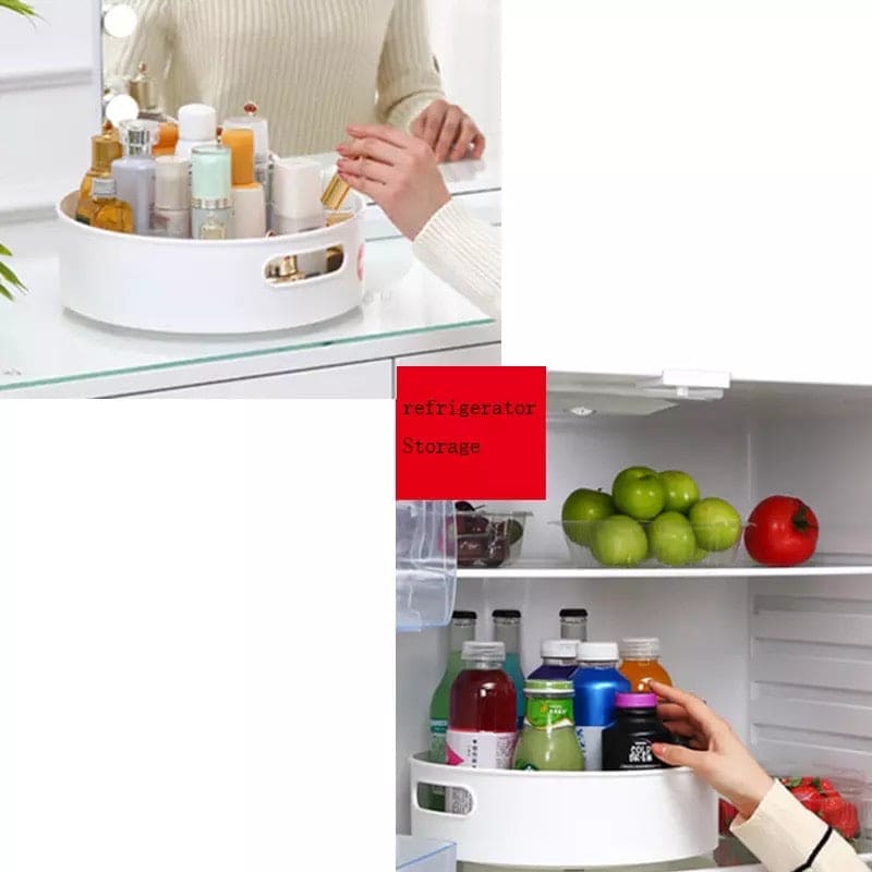 360° Rotating Kitchen Storage Tray, Kitchen Storage Container For Spice Food Snack, Bathroom Shampoo Storage Tray, Non Slip Snack Dried Storage Plate, Multifunctional Antiskid Rotary Storage Box 360° Rotating Kitchen Storage Tray, Kitchen Storage Container For Spice Food Snack, Bathroom Shampoo Storage Tray, Non Slip Snack Dried Storage Plate, Multifunctional Antiskid Rotary Storage Box